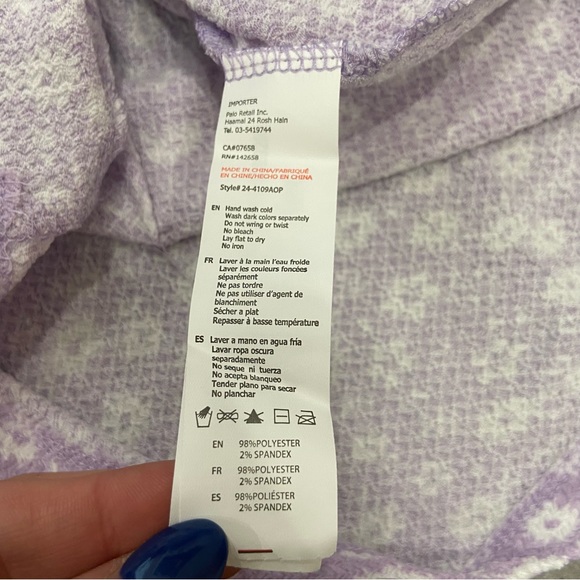 COPY - Streetwear Society Purple Floral Peasant Romper size S - Picture 6 of 6